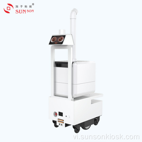 Nhà hàng Canteen Robot phun sương chống vi khuẩn